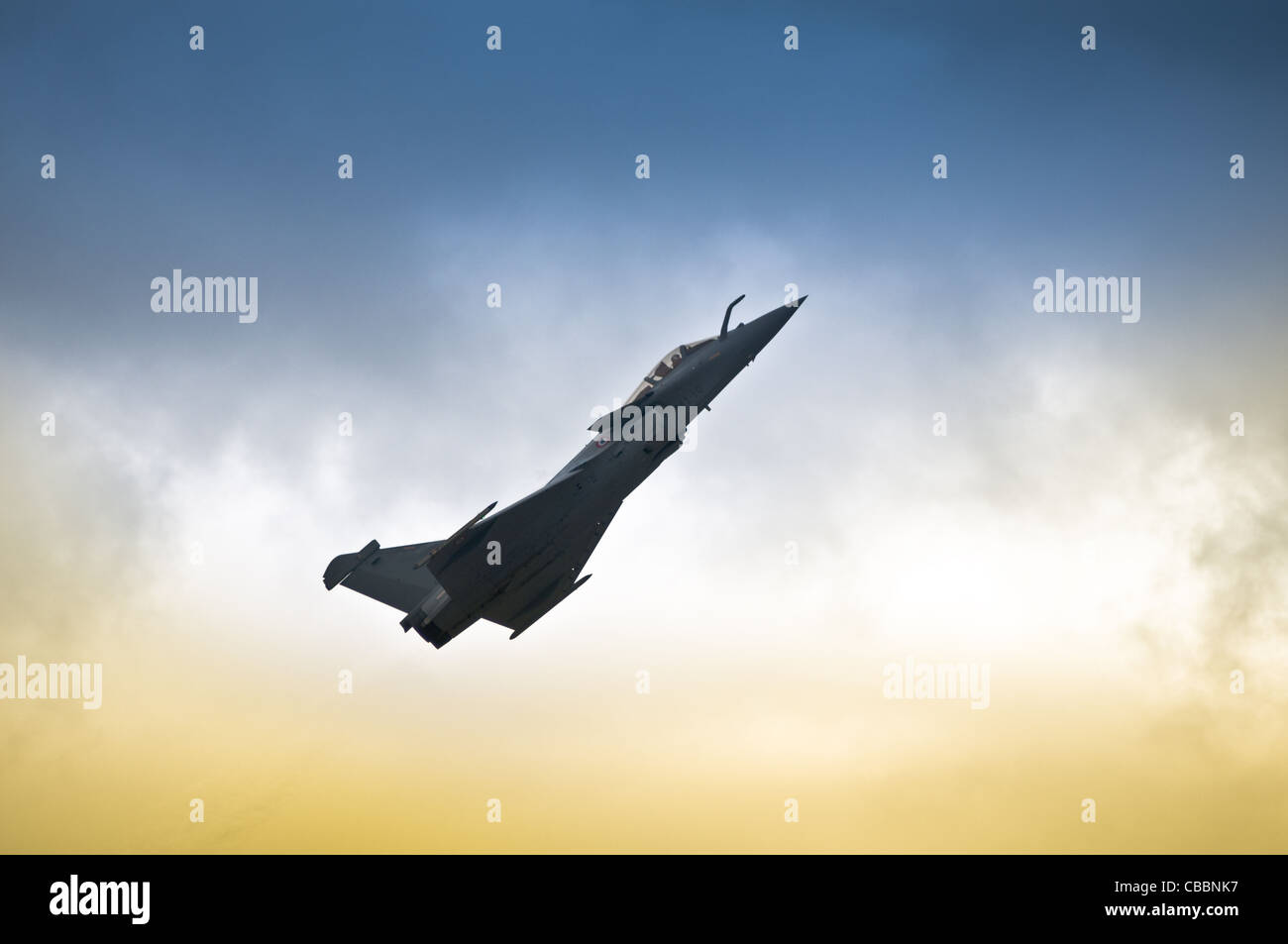 Moteur à double aile delta très agile avion de combat multi Banque D'Images