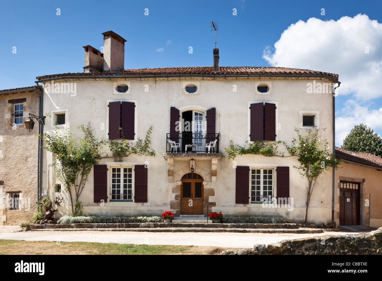 Sud de la France - vieille maison traditionnelle Banque D'Images