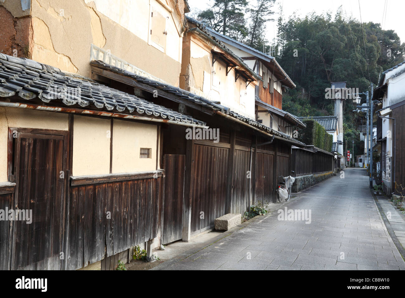 Maisons de la période Meiji, Ozu, Japon, Ehime Banque D'Images