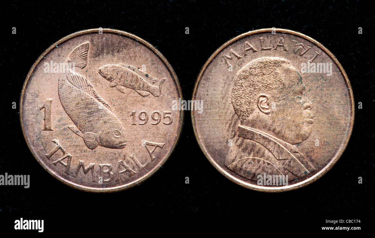 1 cents pièce, Malawi, 1995 Banque D'Images