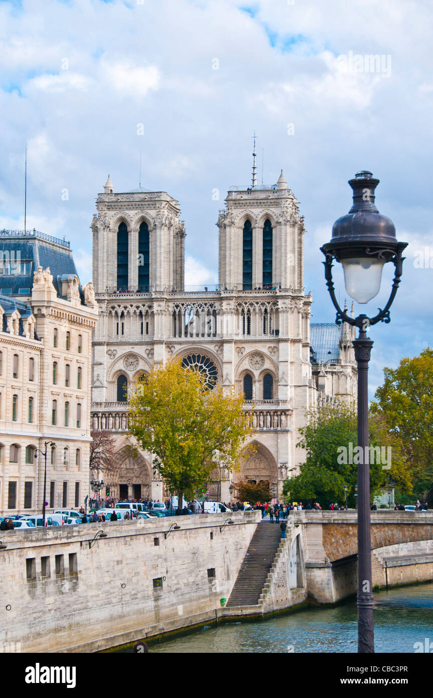 Eglise Notre Dame de Paris France Banque D'Images