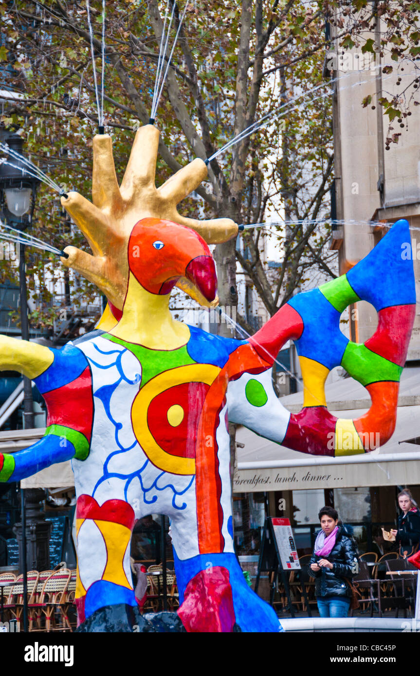 Musée Georges Pompidou Paris France Banque D'Images