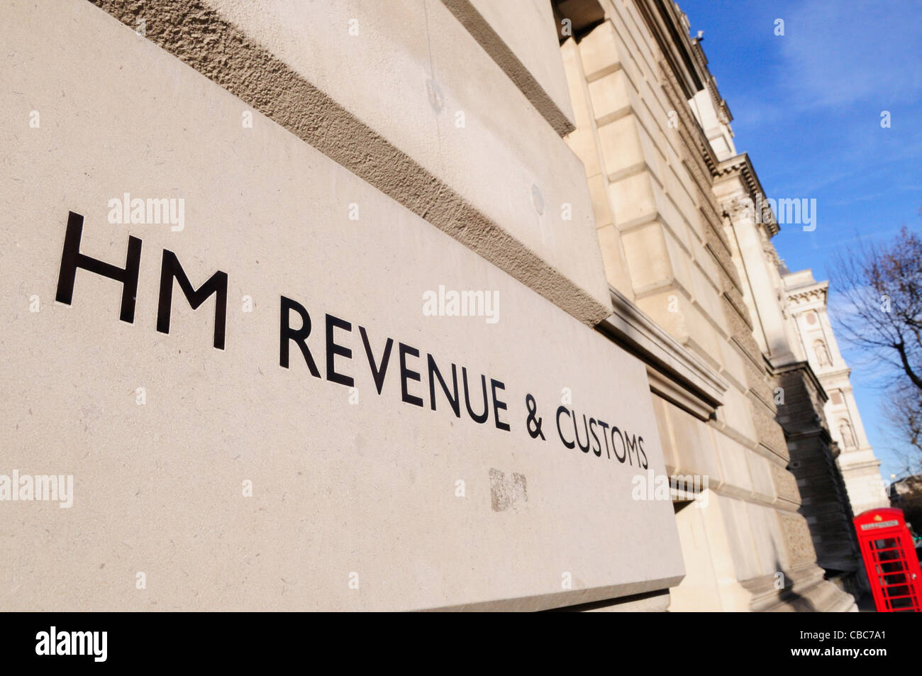 HM Revenue and Customs, Whitehall, Londres, Angleterre, RU Banque D'Images