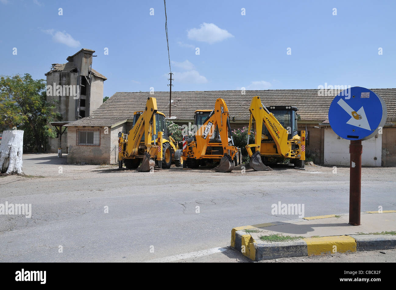 Israël, vallée de Jezreel, Kibboutz Merhavia (créé en 1929) Banque D'Images