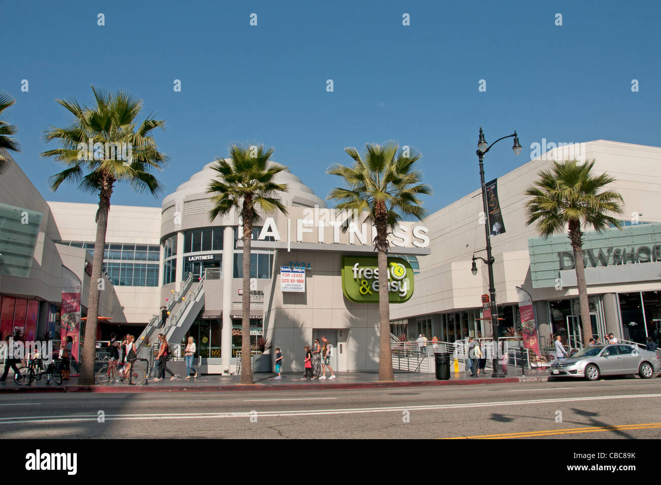 Hollywood Boulevard LA Fitness California United States of America USA Américain Town City Banque D'Images