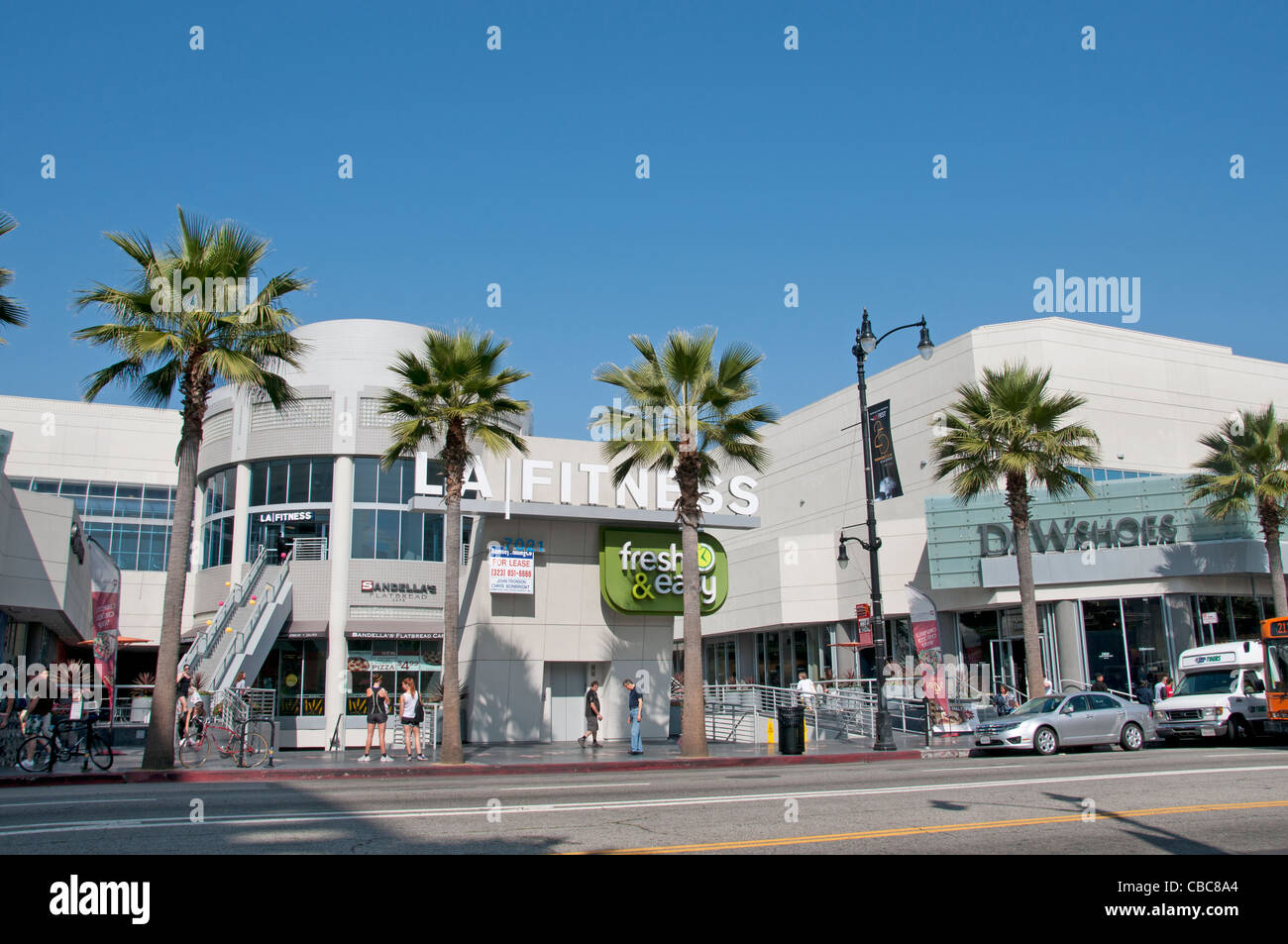 Hollywood Boulevard LA Fitness California United States of America USA Américain Town City Banque D'Images