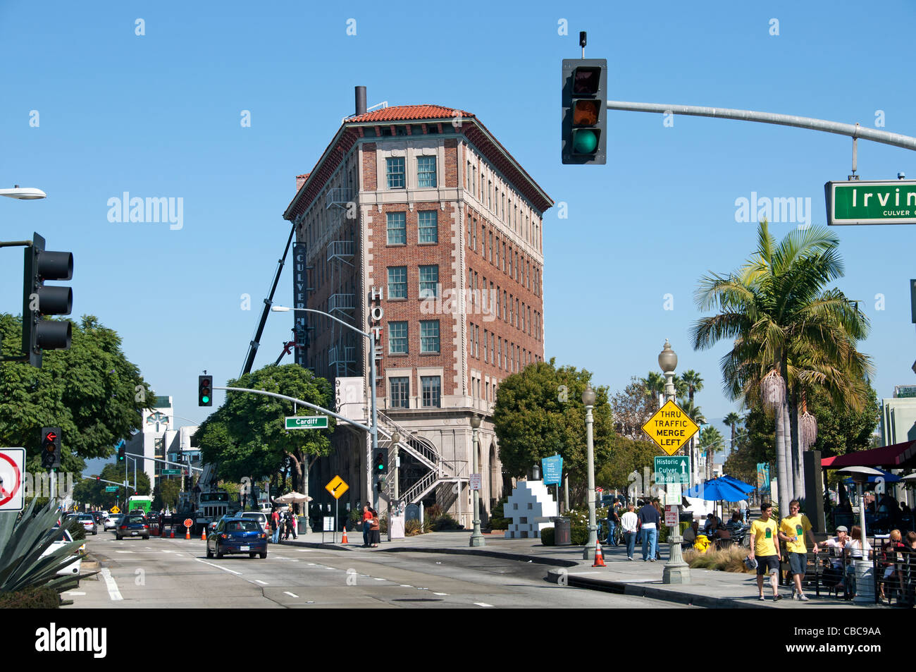 Culver City Hotel Flatiron building Californie États-Unis Los Angeles Banque D'Images