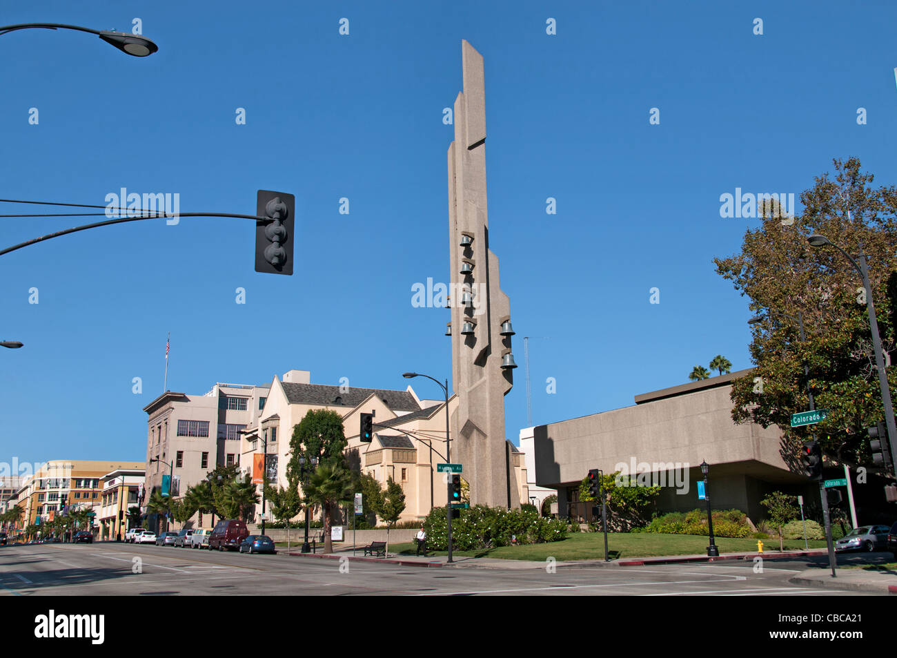 L'Église presbytérienne de Pasadena California United States Los Angeles Banque D'Images