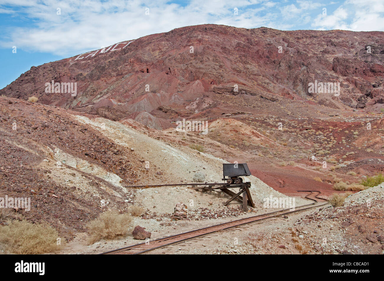 Barstow Californie Calico ghost town old silver mining gold rush California United States Banque D'Images