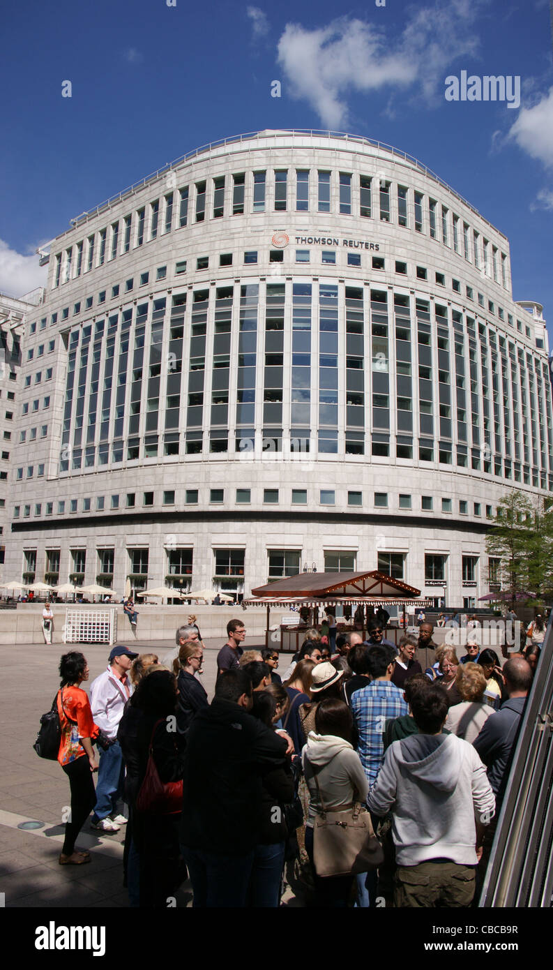 Building construction canary wharf london Banque de photographies et d ...