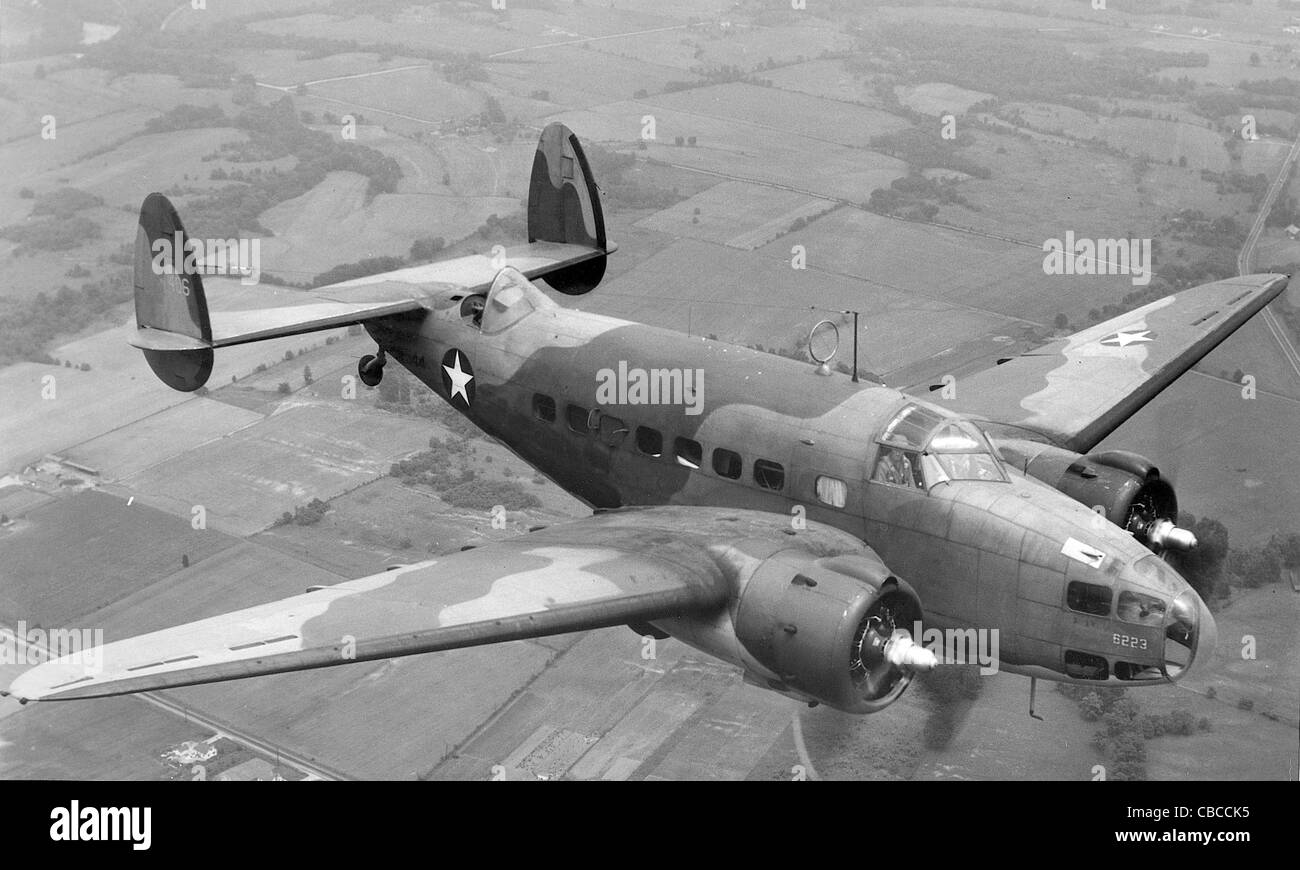 Hudson USAAF A28 A29 l'avion de transport Banque D'Images