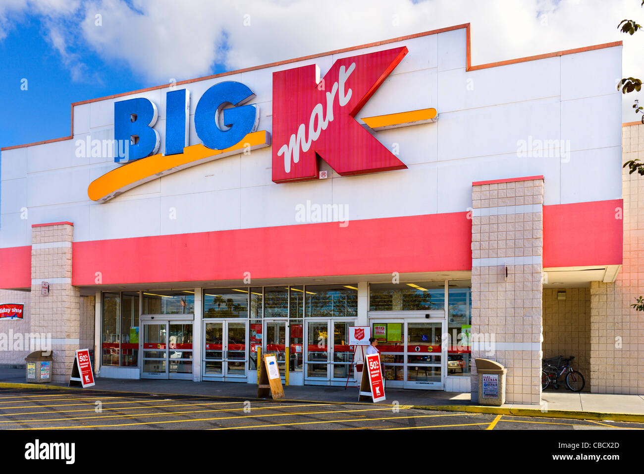 Big Kmart superstore à Winter Haven, Central Florida, USA Photo Stock