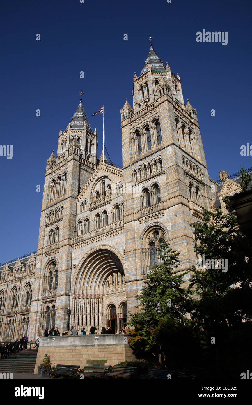 Natural History Museum, Londres. Entrée principale Banque D'Images