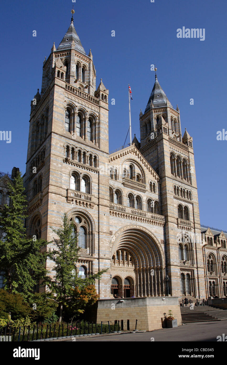 Natural History Museum, Londres. Entrée principale Banque D'Images
