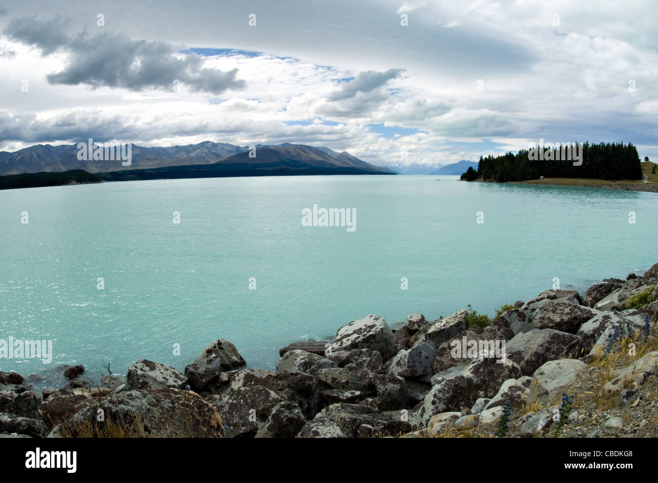 Lake Tekapo, Nouvelle-Zélande Banque D'Images