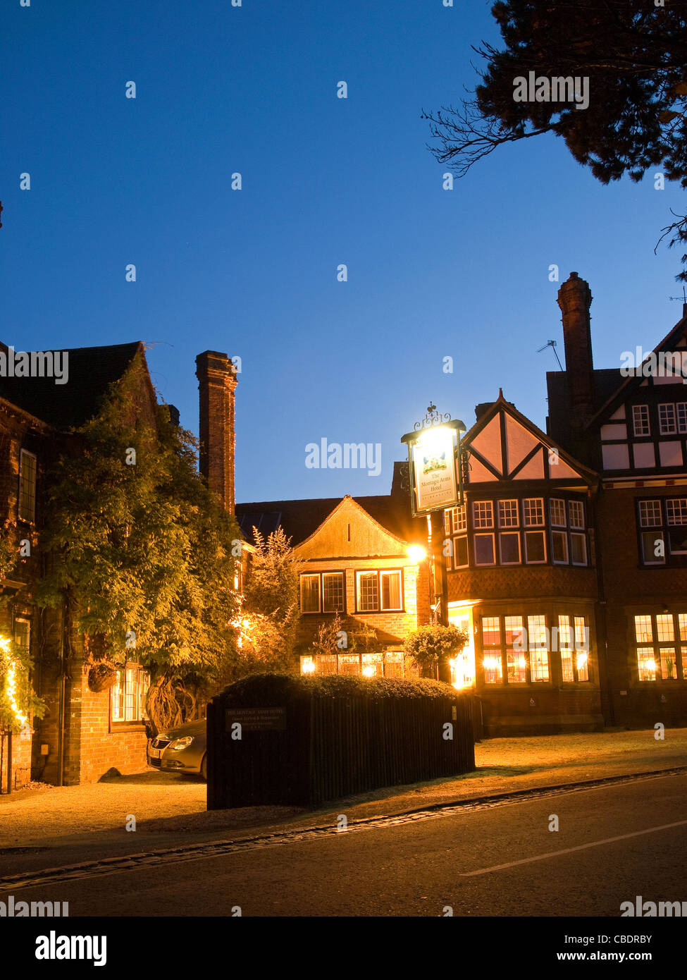 Le Montagu Arms Hotel Beaulieu New Forest Hampshire England UK Banque D'Images