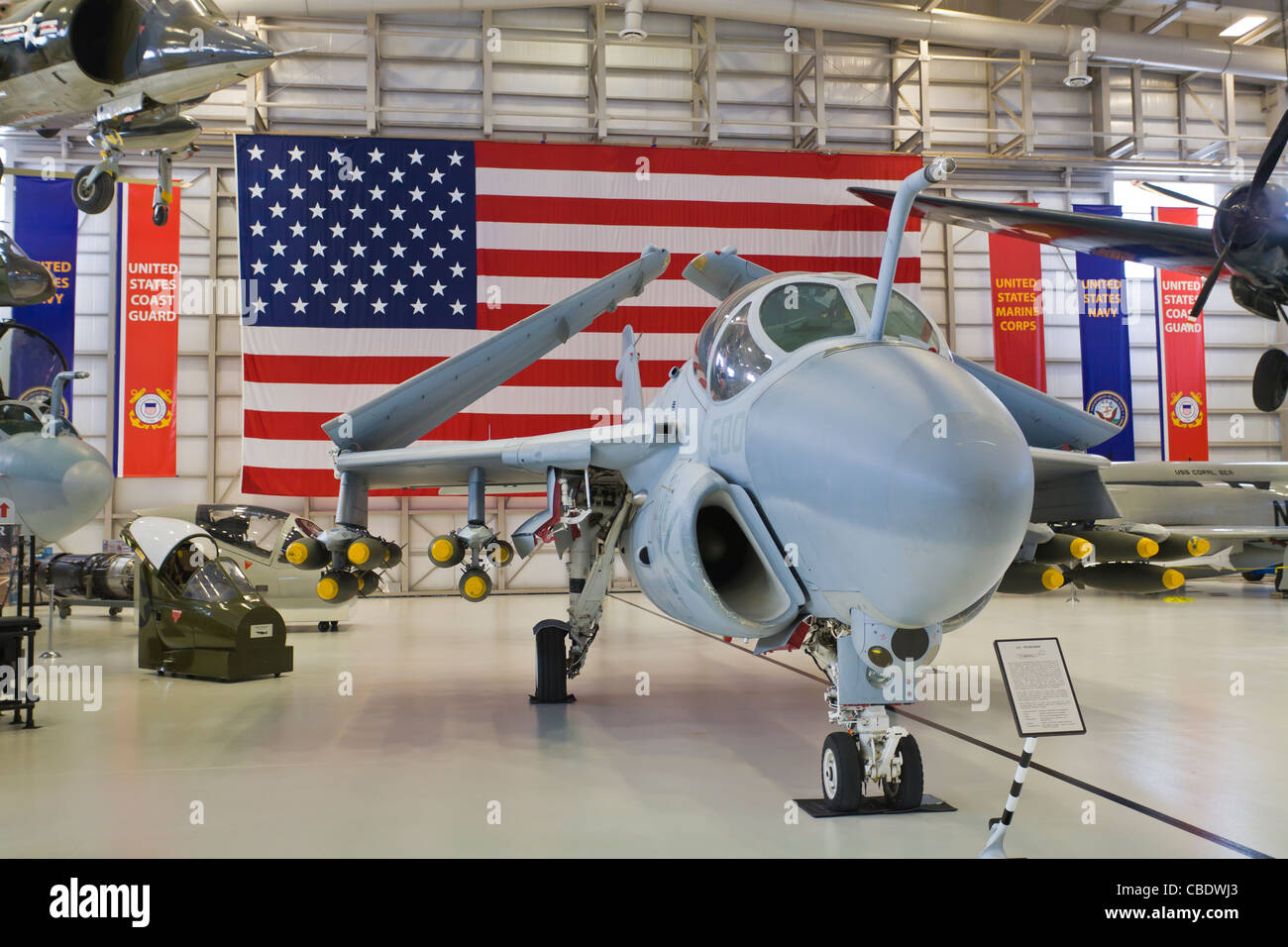 Musée de l'aviation de la Marine nationale dans la région de Pensacola en Floride Banque D'Images