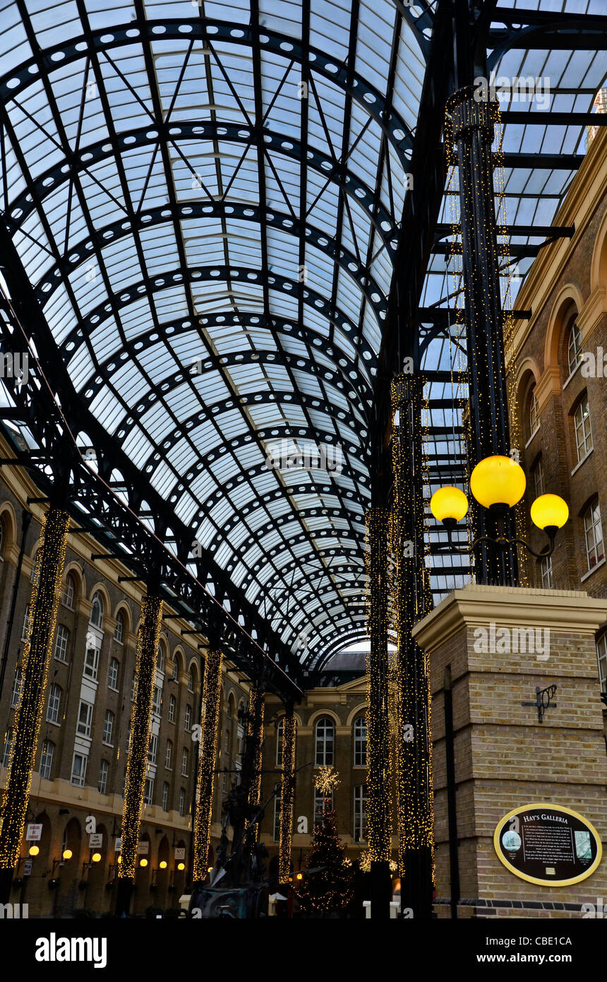 La Hay's Gallery - décorations de Noël Banque D'Images