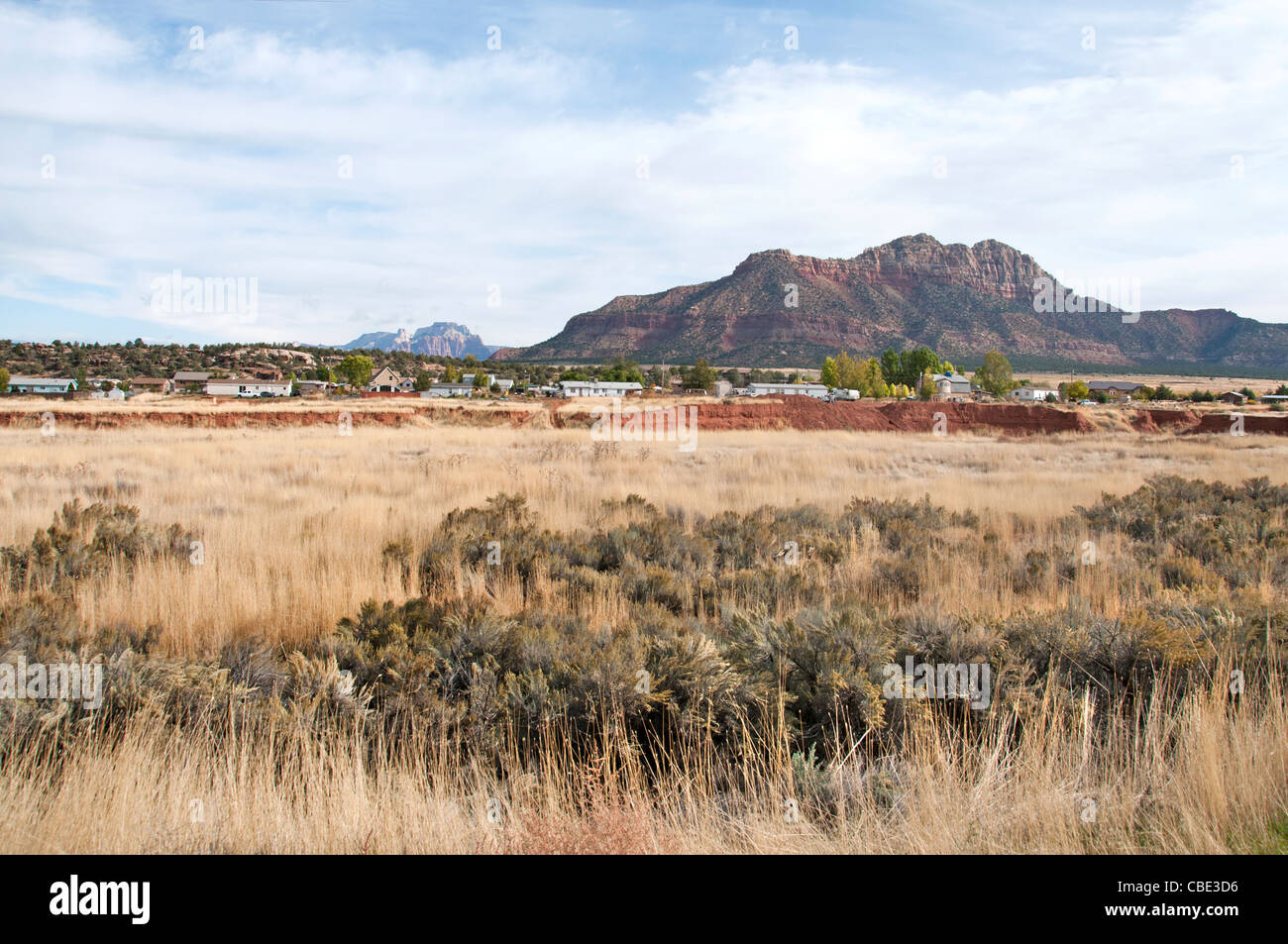 Village de montagne près de Kanab en Utah United States Banque D'Images