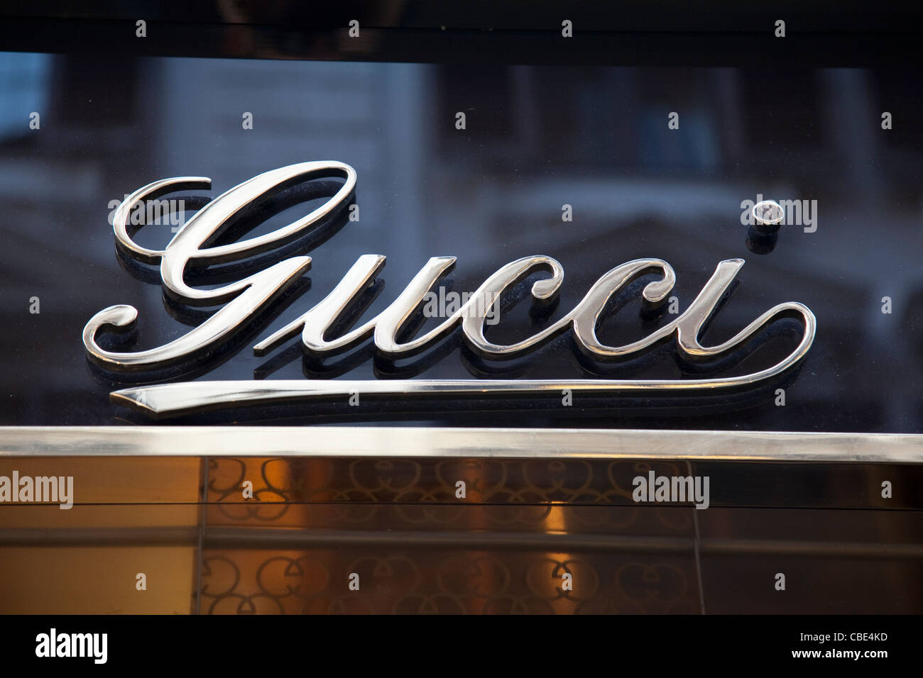 Boutique Gucci sur la Via dei Condotti à Rome, Italie Banque D'Images