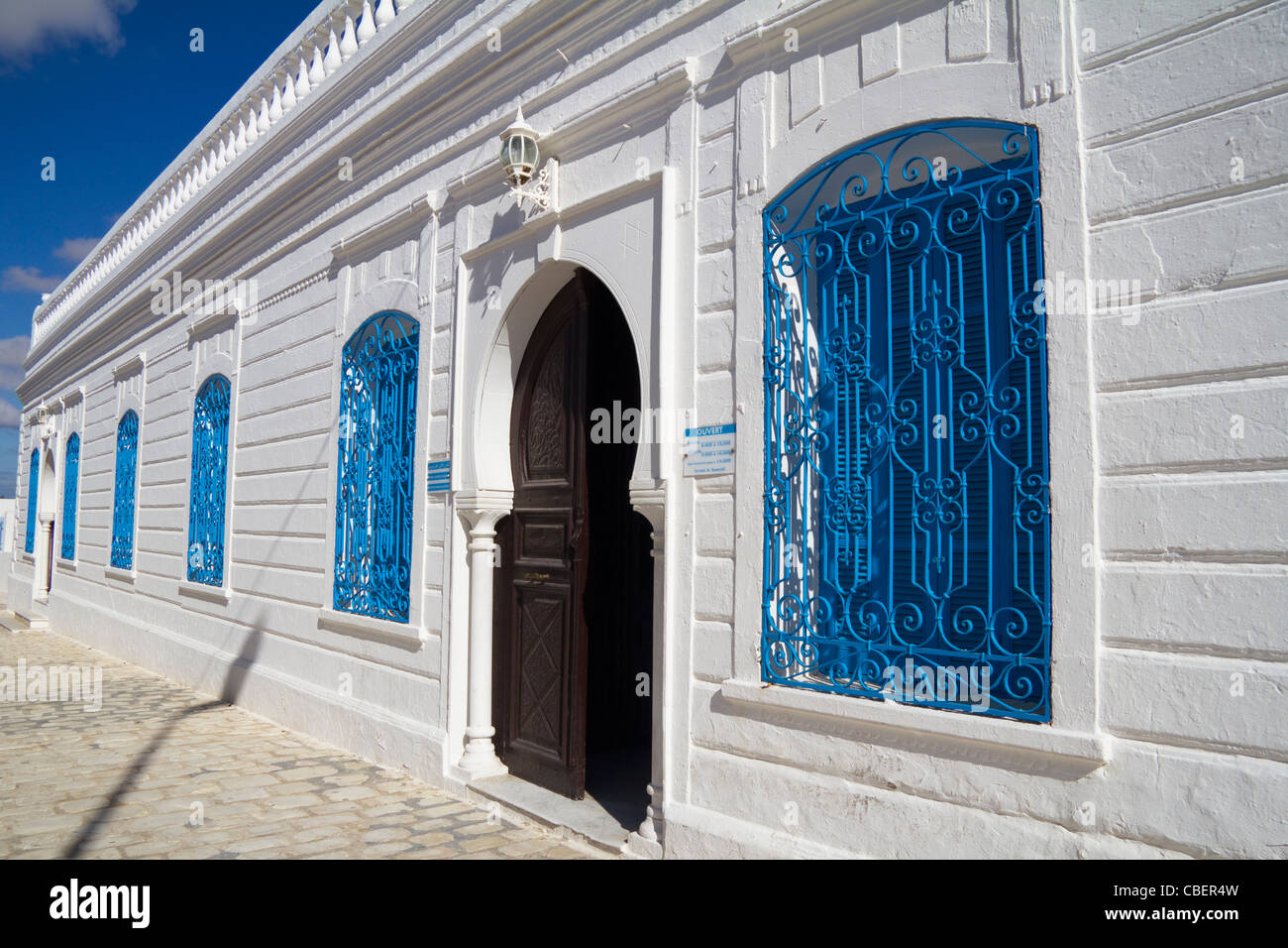 Synagogue El Ghriba, Djerba, Tunisie Afrique du Nord Banque D'Images