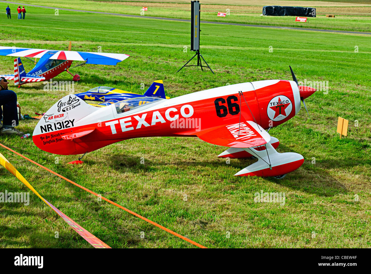 Les avions d'air modèle afficher afficher, Gee Bee R3 special Banque D'Images