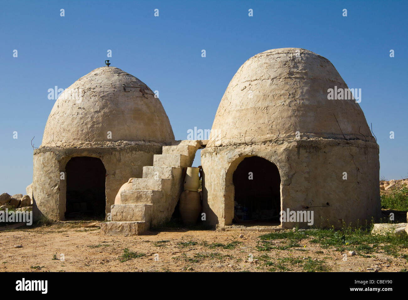 Dans un four à poterie, île de Djerba Guellala Tunisie Afrique du Nord Banque D'Images