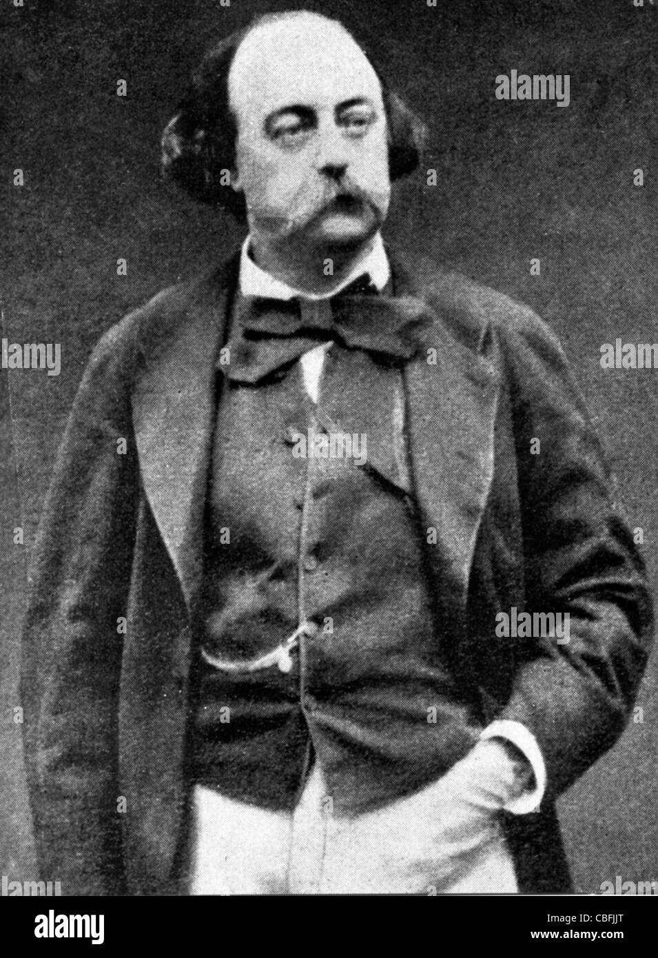 GUSTAVE Flaubert (1821-1880) romancier français Banque D'Images