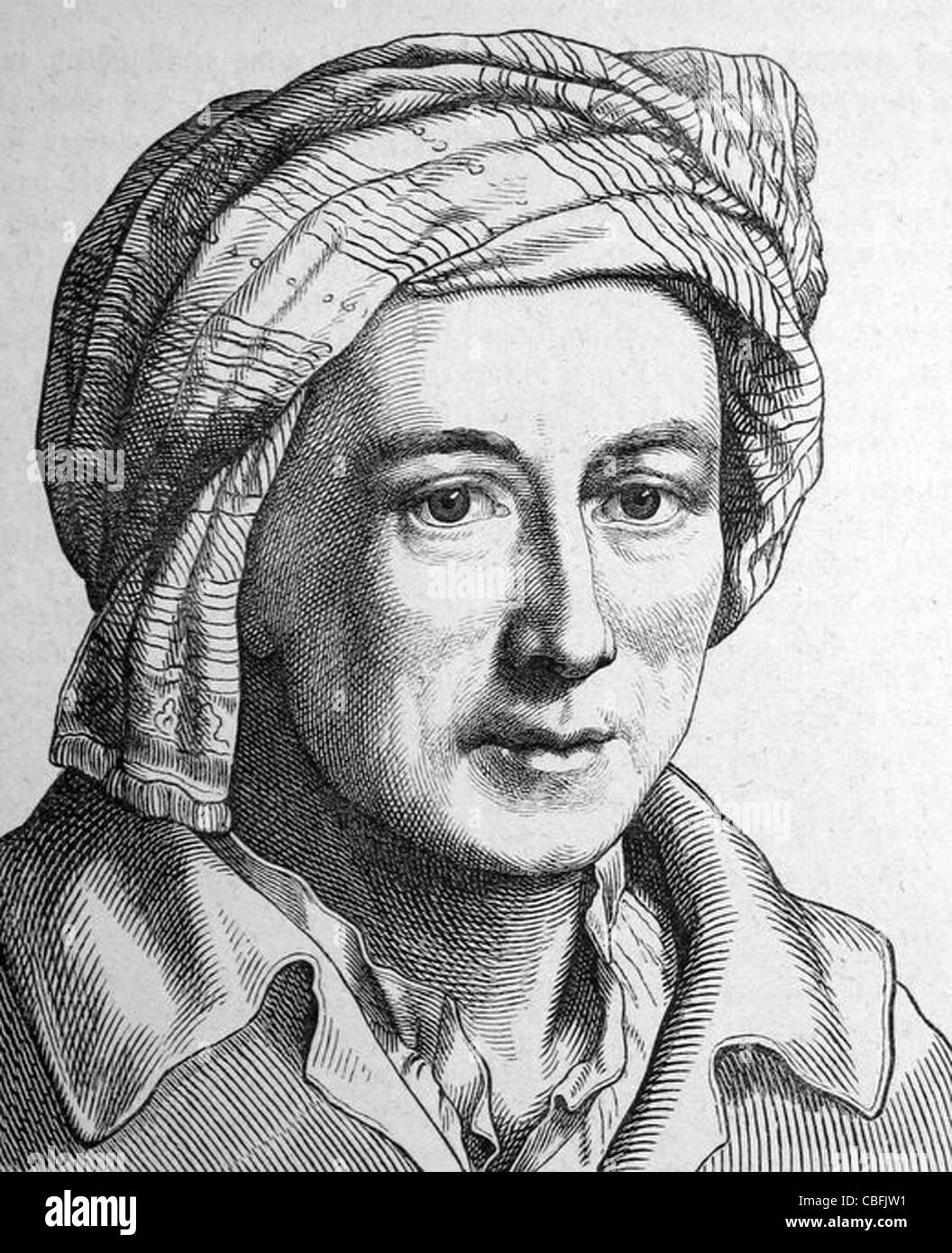 JOHANN WINCKELMANN (1717-1768), archéologue et historien de l'art allemand Banque D'Images