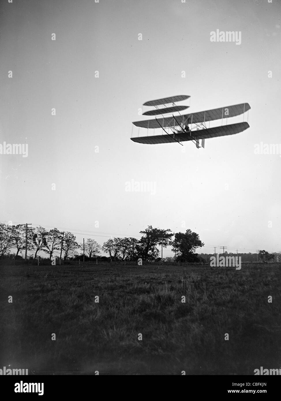 Orville Wright vol pilotage en 1905 46 Banque D'Images
