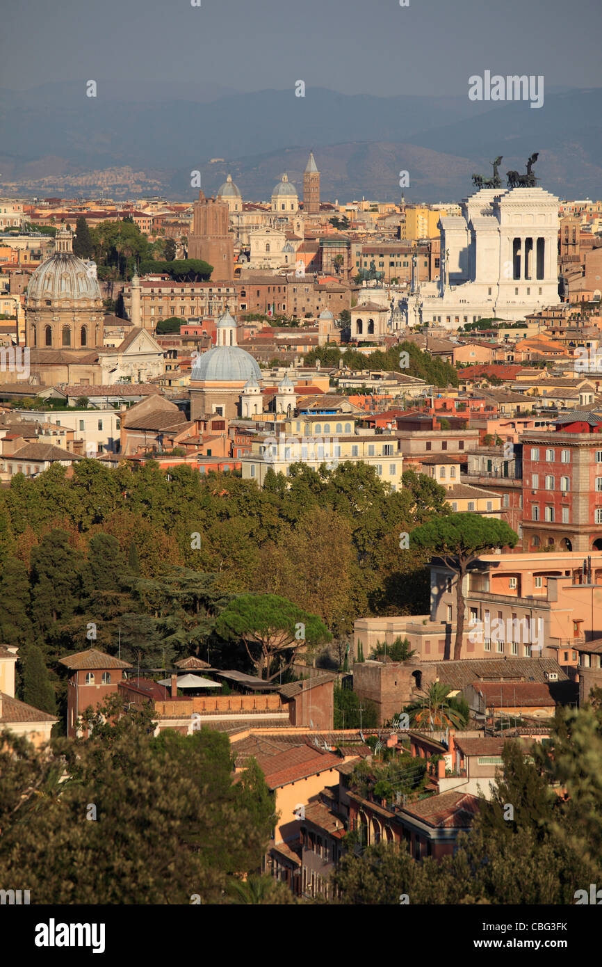 L'Italie, Lazio, Rome, ville, vue générale, Banque D'Images