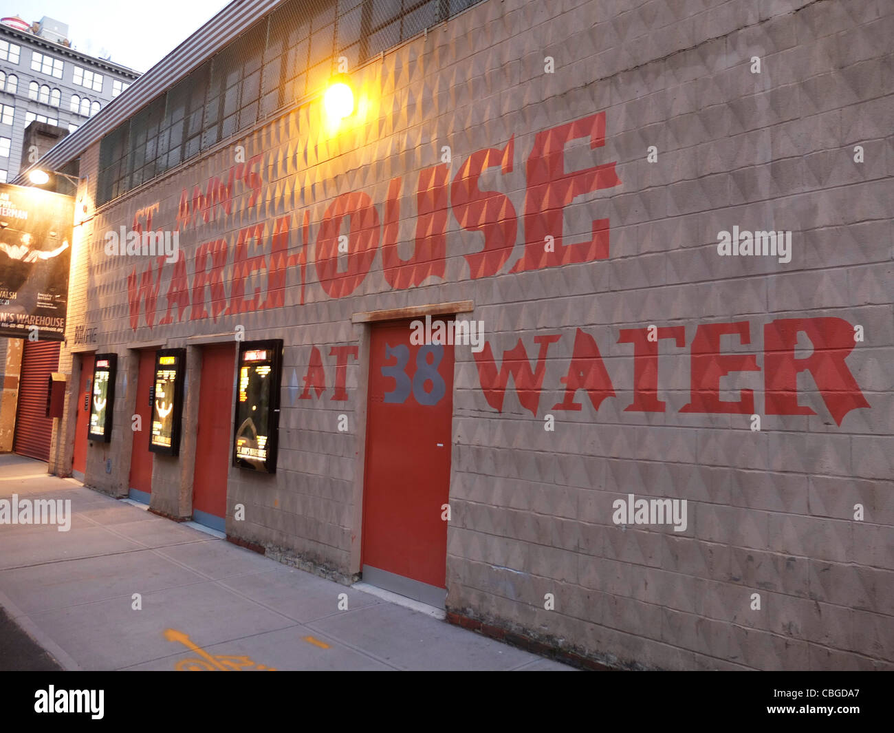 St Ann's Warehouse de Brooklyn DUMBO Banque D'Images