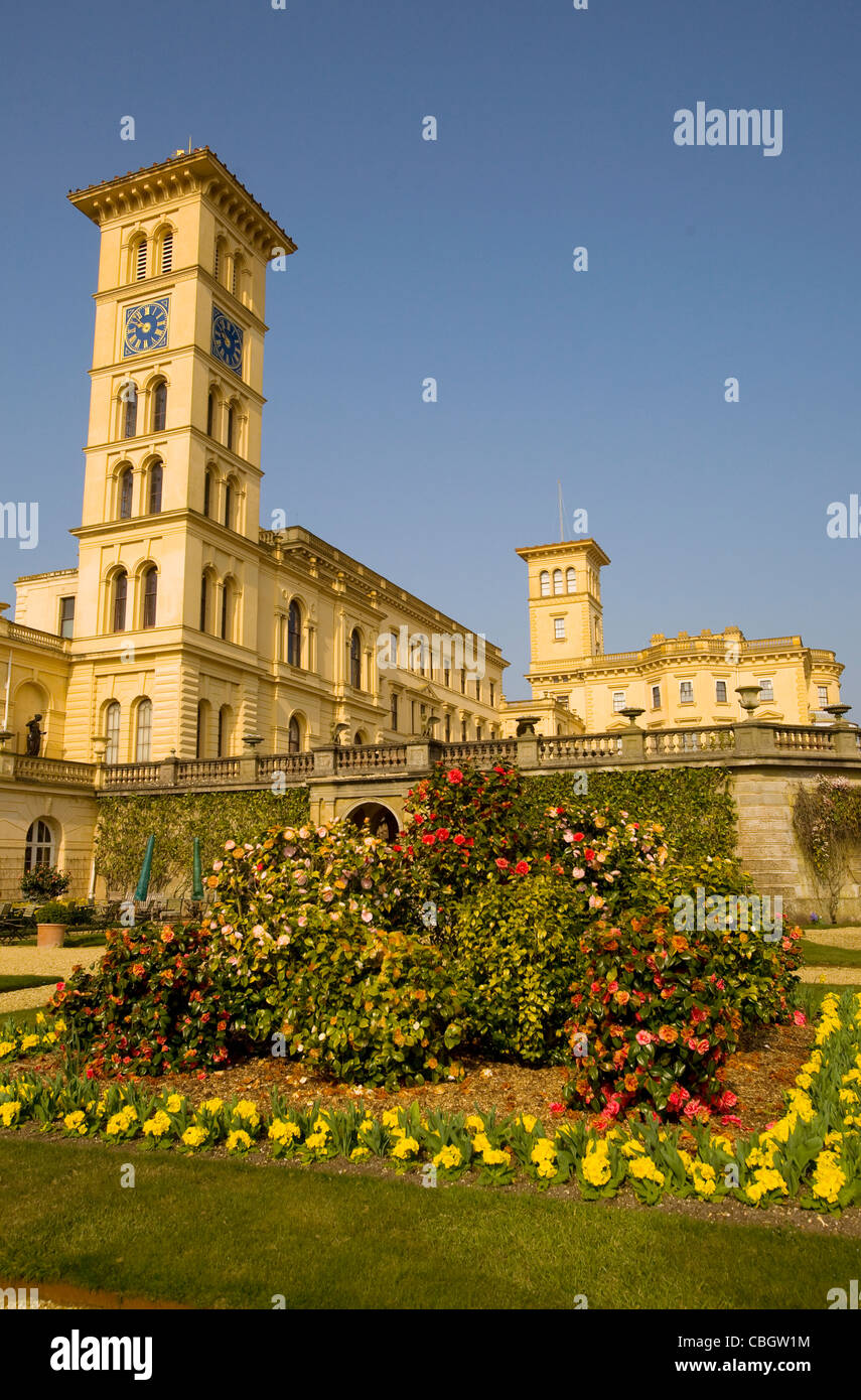 Osborne House, East Cowes (île de Wight, Angleterre, RU Banque D'Images