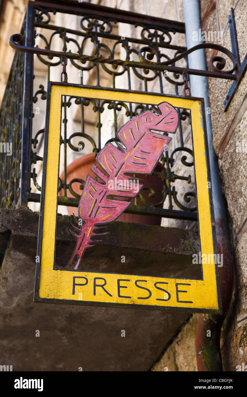 Presse - Maison de la presse, magasin de journaux, France Banque D'Images