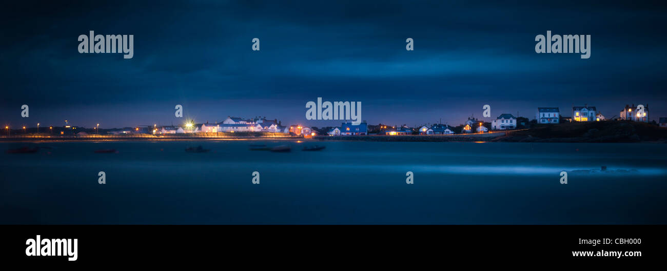 Un paysage marin gallois, prise à Trearddur Bay, Anglesey, Pays de Galles Banque D'Images