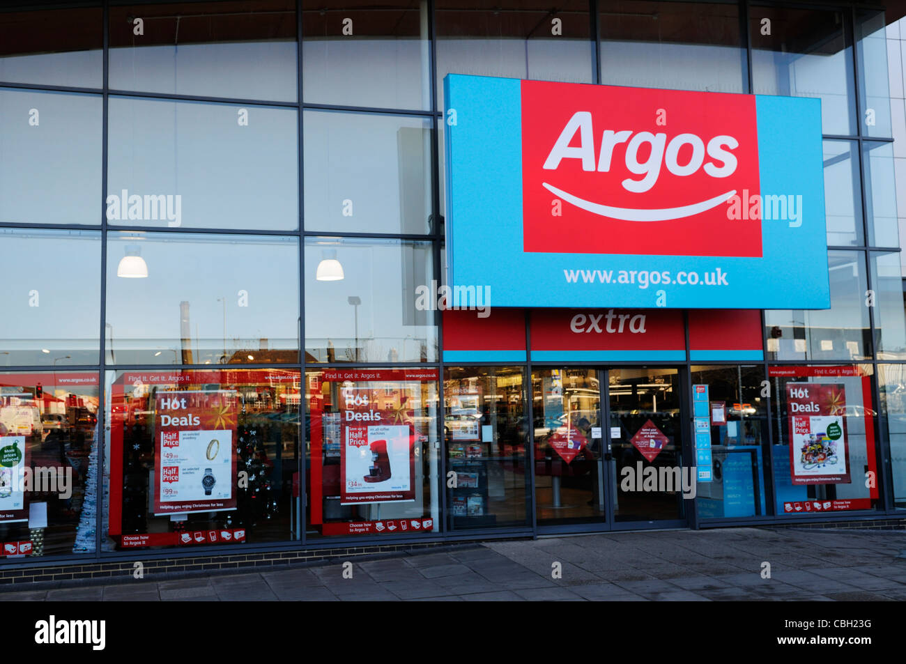 Boutique Extra Argos, Cambridge, England, UK Banque D'Images