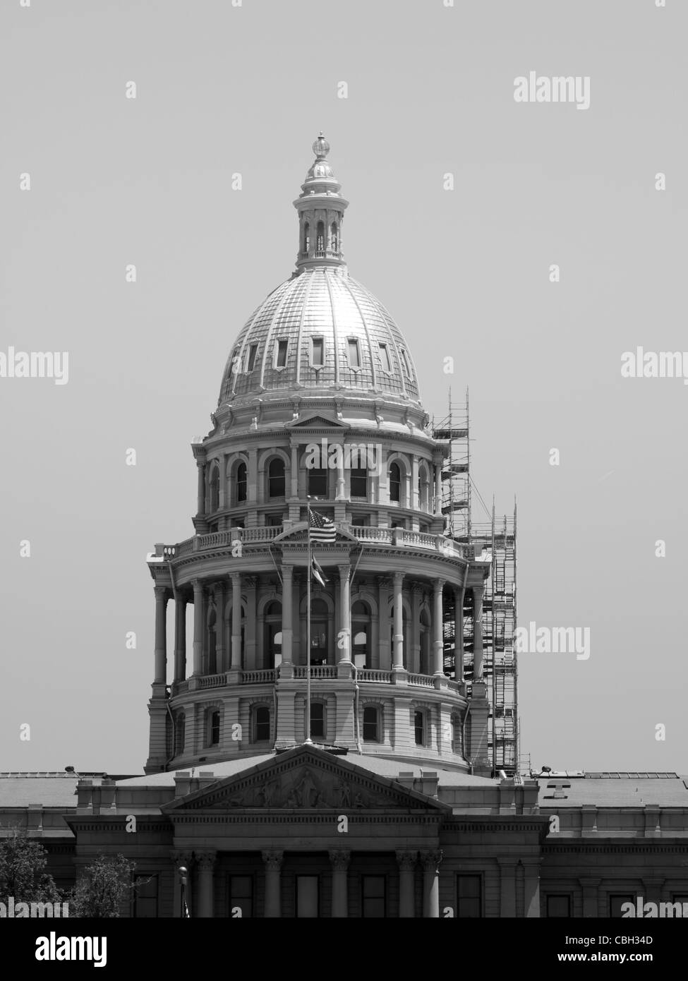 Le State Capitol building à Denver, Colorado. Banque D'Images