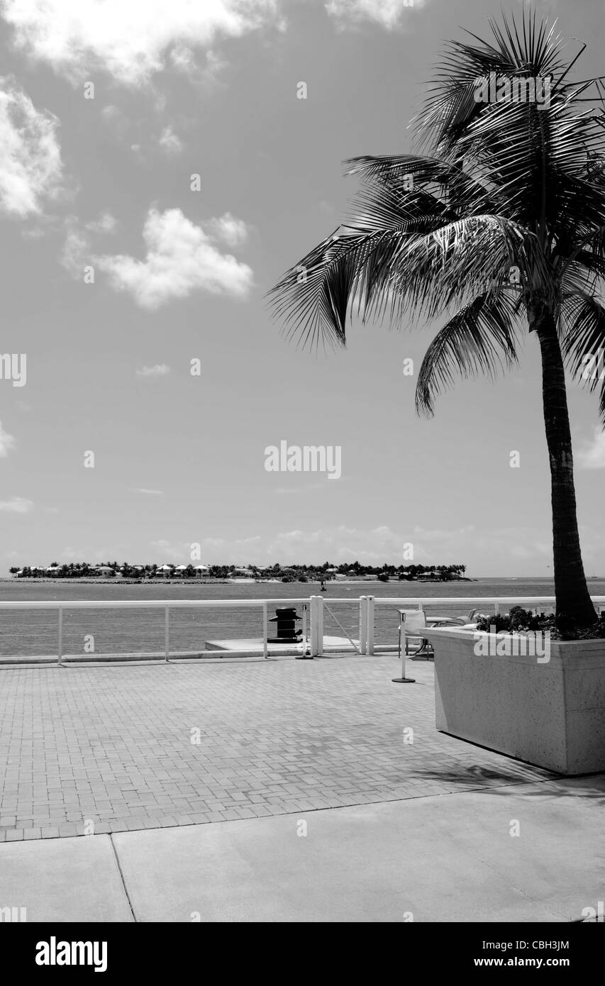 Mallory Square Key West en Floride Banque D'Images