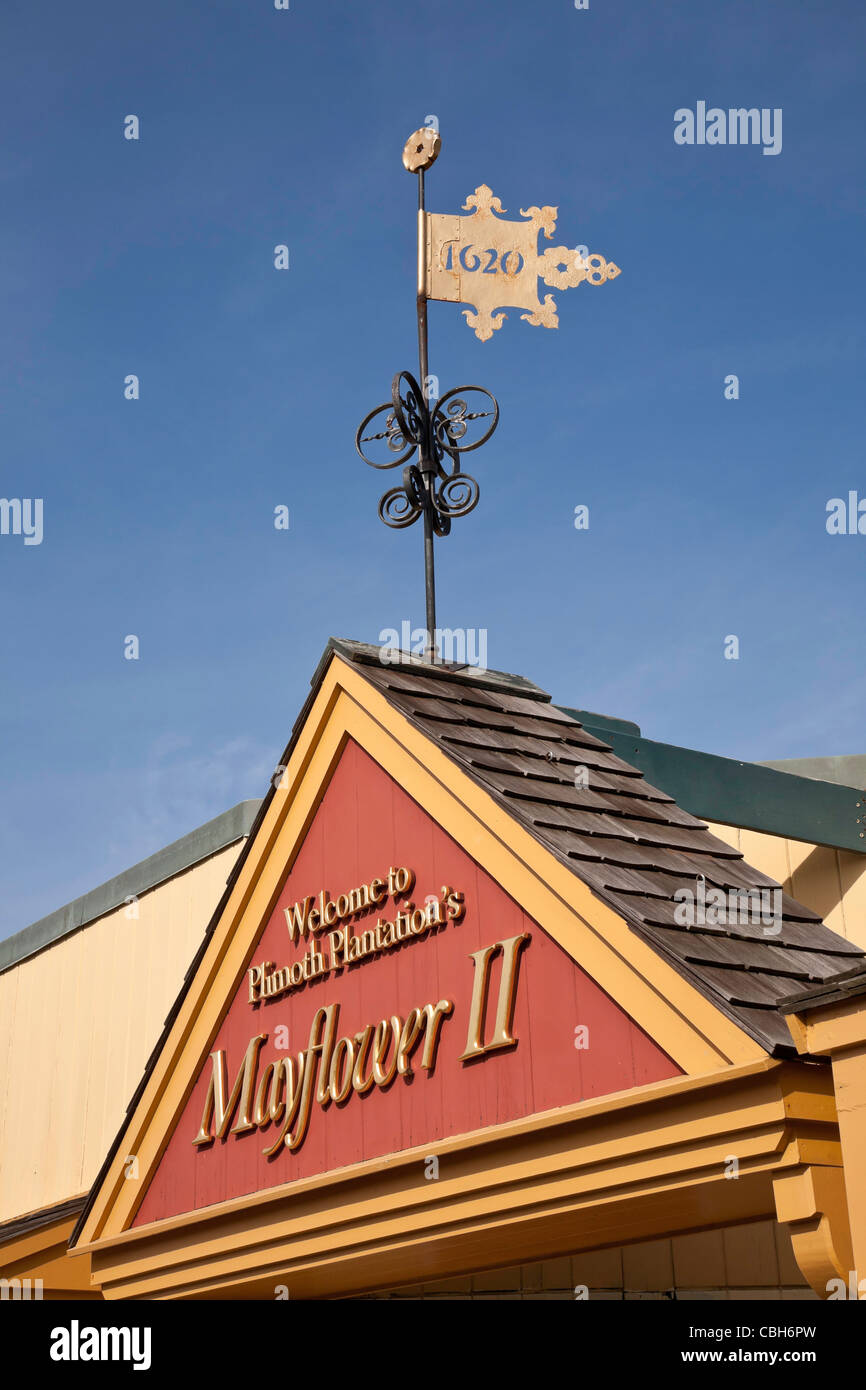 Mayflower 2, Quai de l'État, Plymouth, Massachusetts Banque D'Images