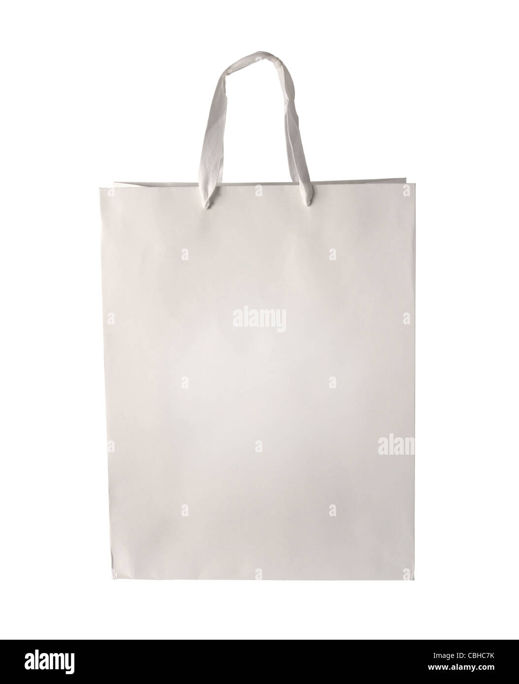 Panier en carton modèle isolé sur fond blanc. Inclus chemin de détourage, de sorte que vous pouvez facilement le découper et le placer sur le dessus d'un dessin ou modèle. Banque D'Images