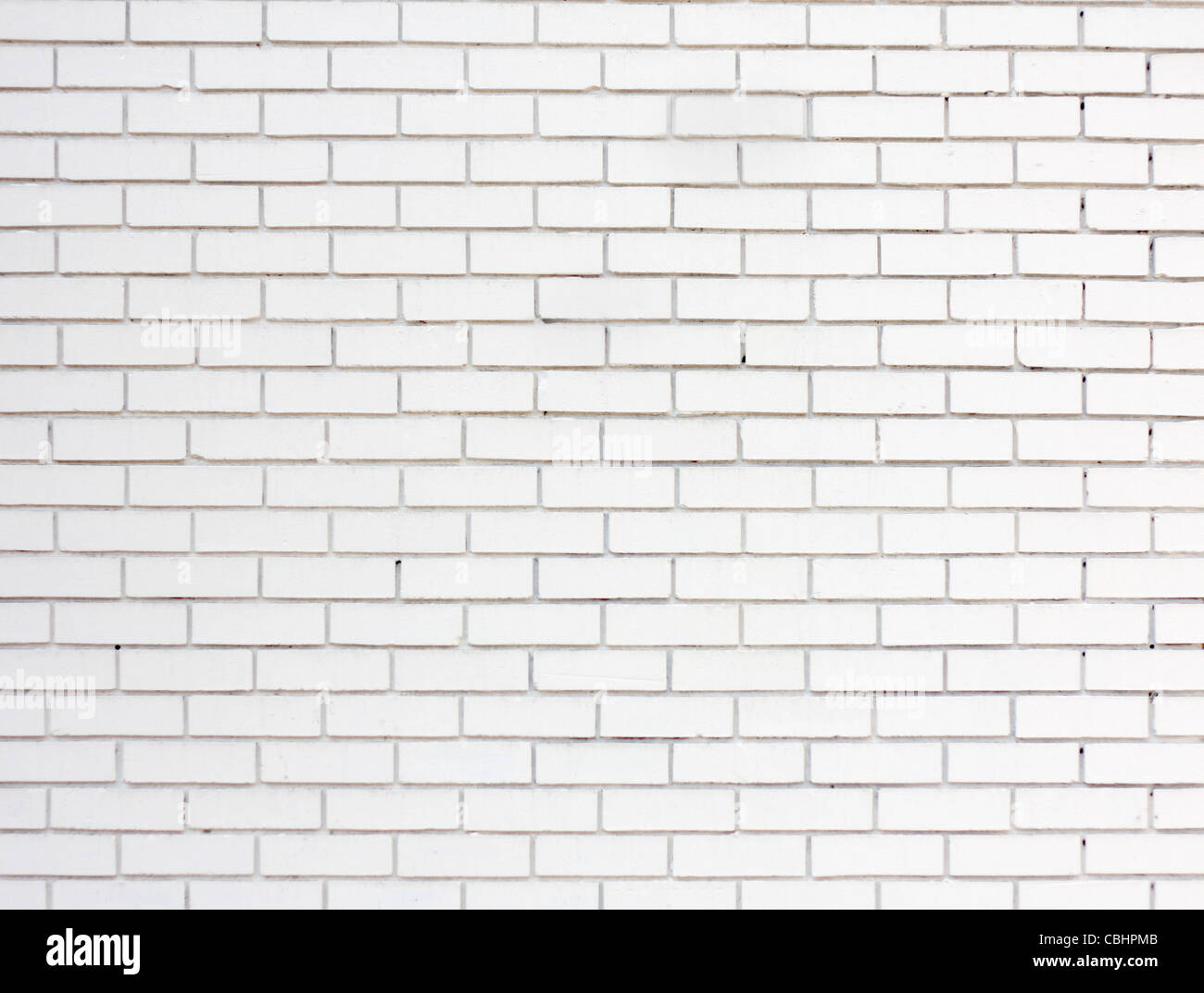 Brickwall blanc Banque D'Images