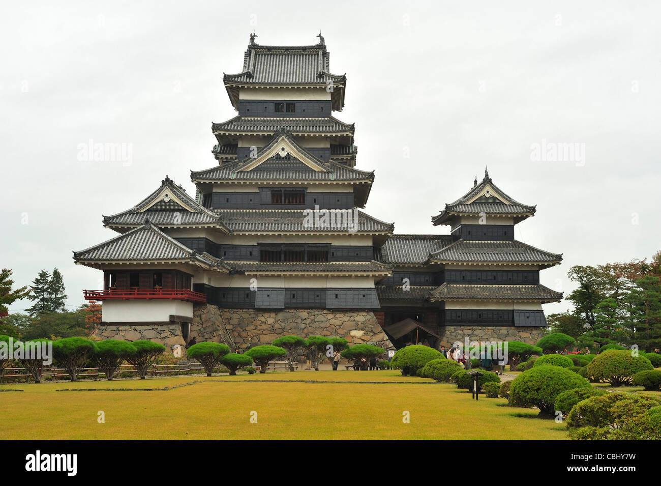 Château de Matsumoto, Matsumoto City, Nagano Prefecture, Japan Banque D'Images