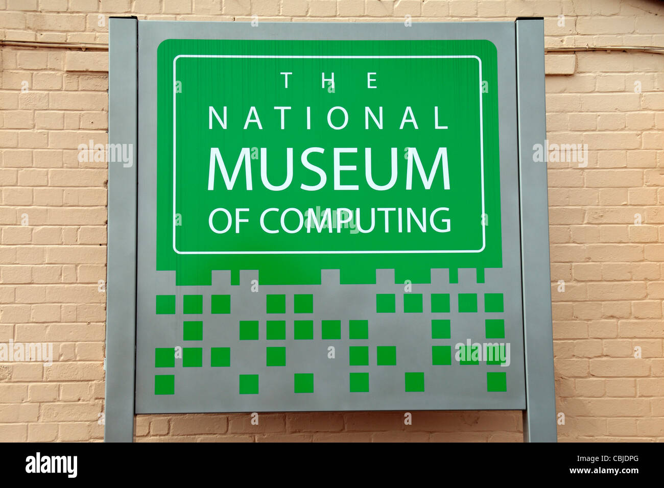 Inscrivez-vous pour le Musée National de l'informatique dans la région de Bletchley Park, Bletchley. Le Buckinghamshire, Royaume-Uni. Banque D'Images