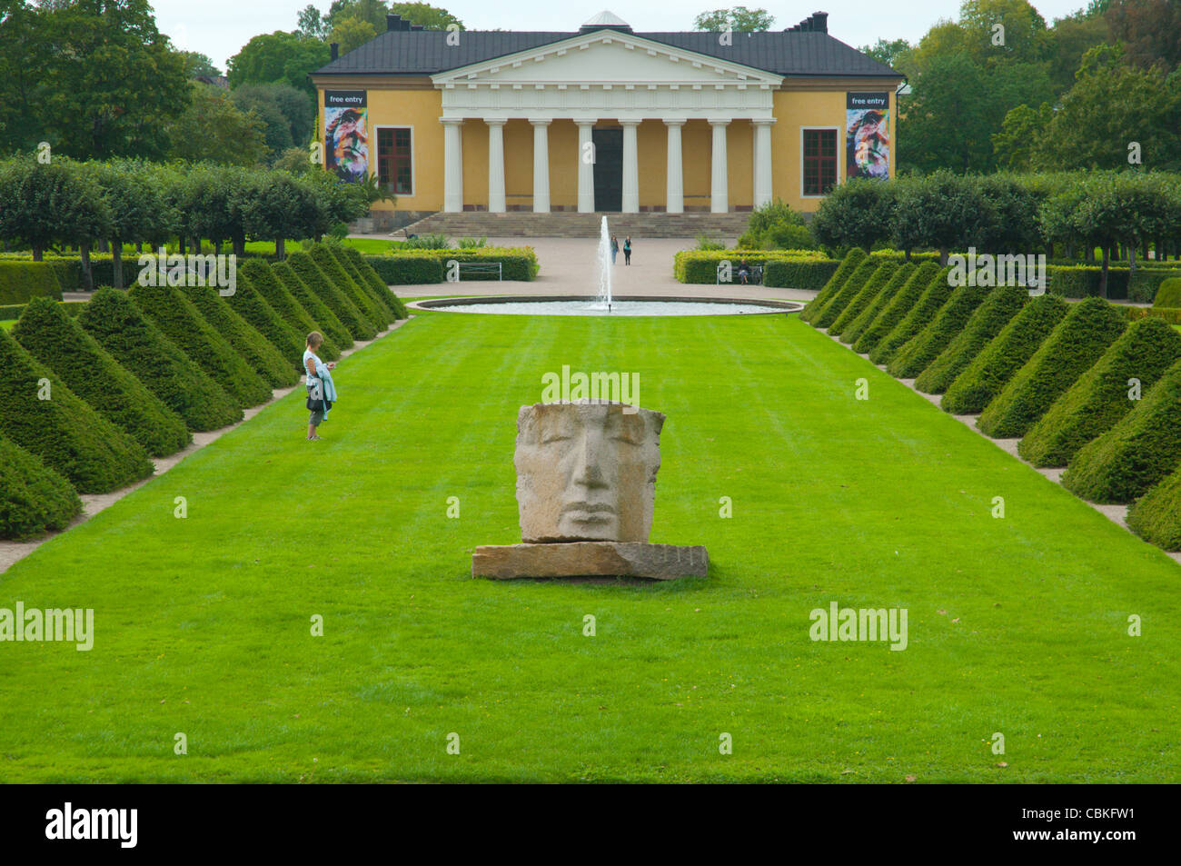 Jardins botaniques de la ville d'Uppsala en Suède Europe province Svealand Banque D'Images