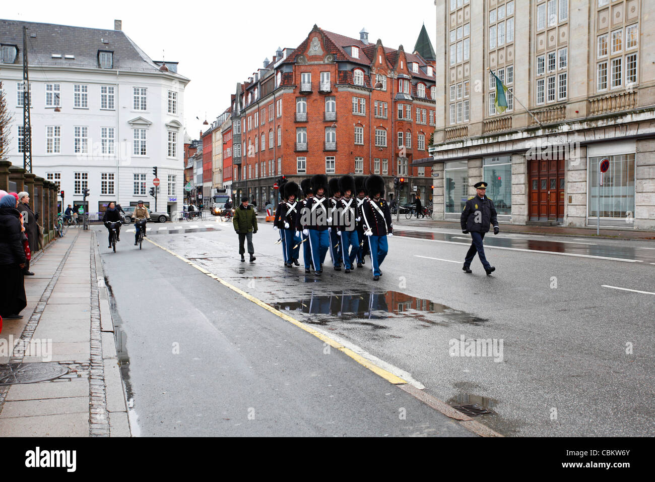 La Garde royale de Copenhague Danemark Banque D'Images