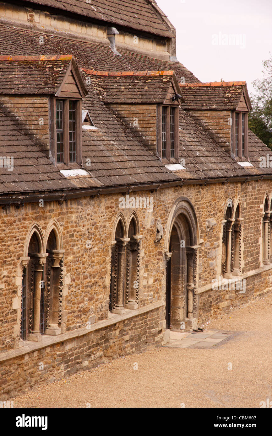 Le grand hall du château d'Oakham, oakham, Rutland, England, UK. Banque D'Images