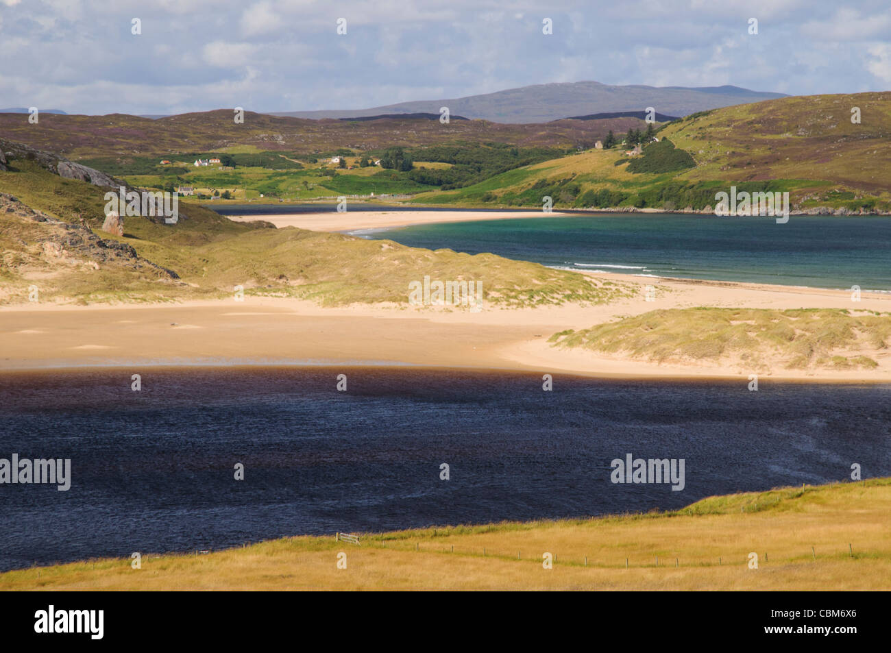 Baie de Torrisdale Banque D'Images