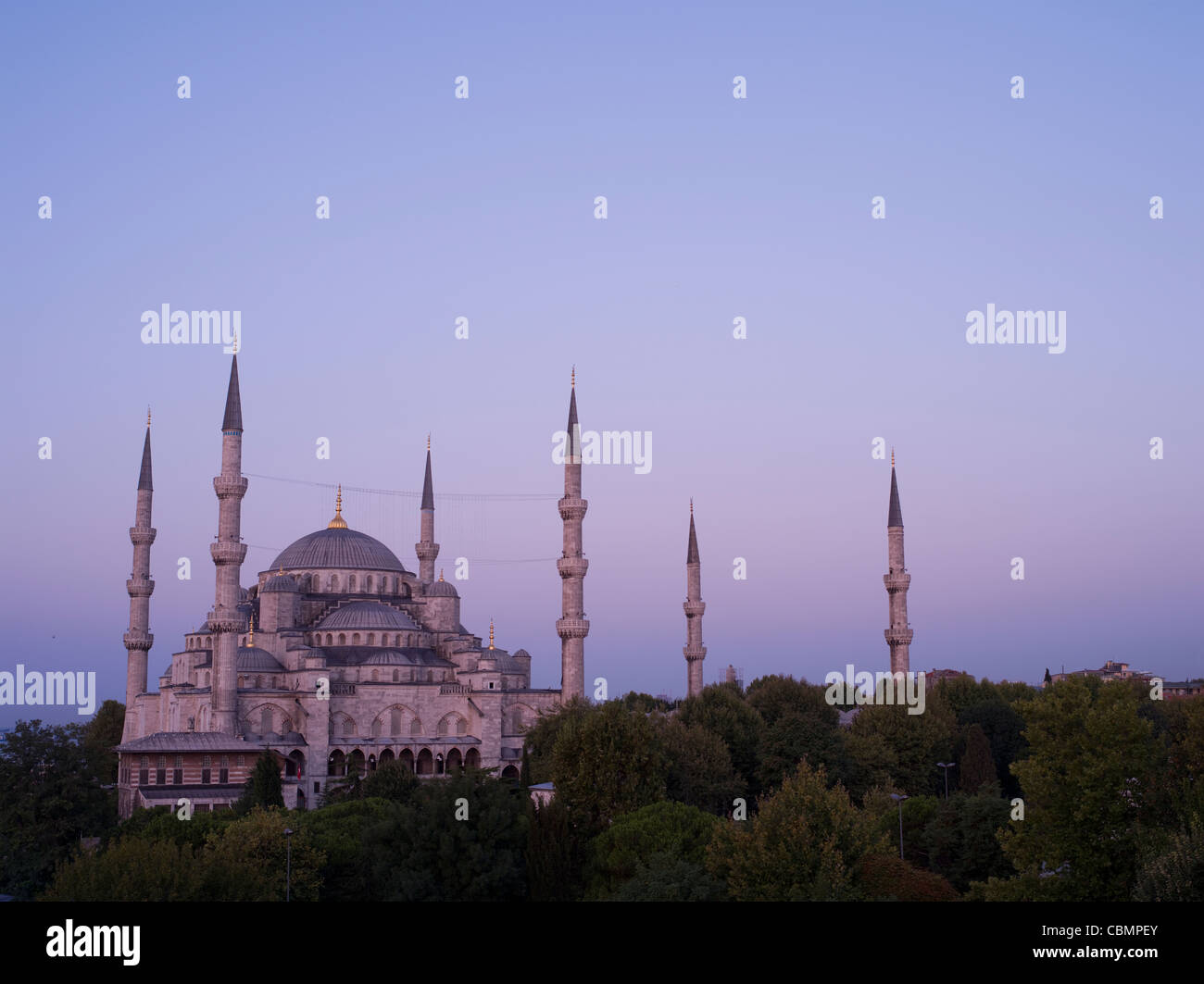 Mosquée Sultan Ahmed, Blue Mosque, Istanbul Banque D'Images