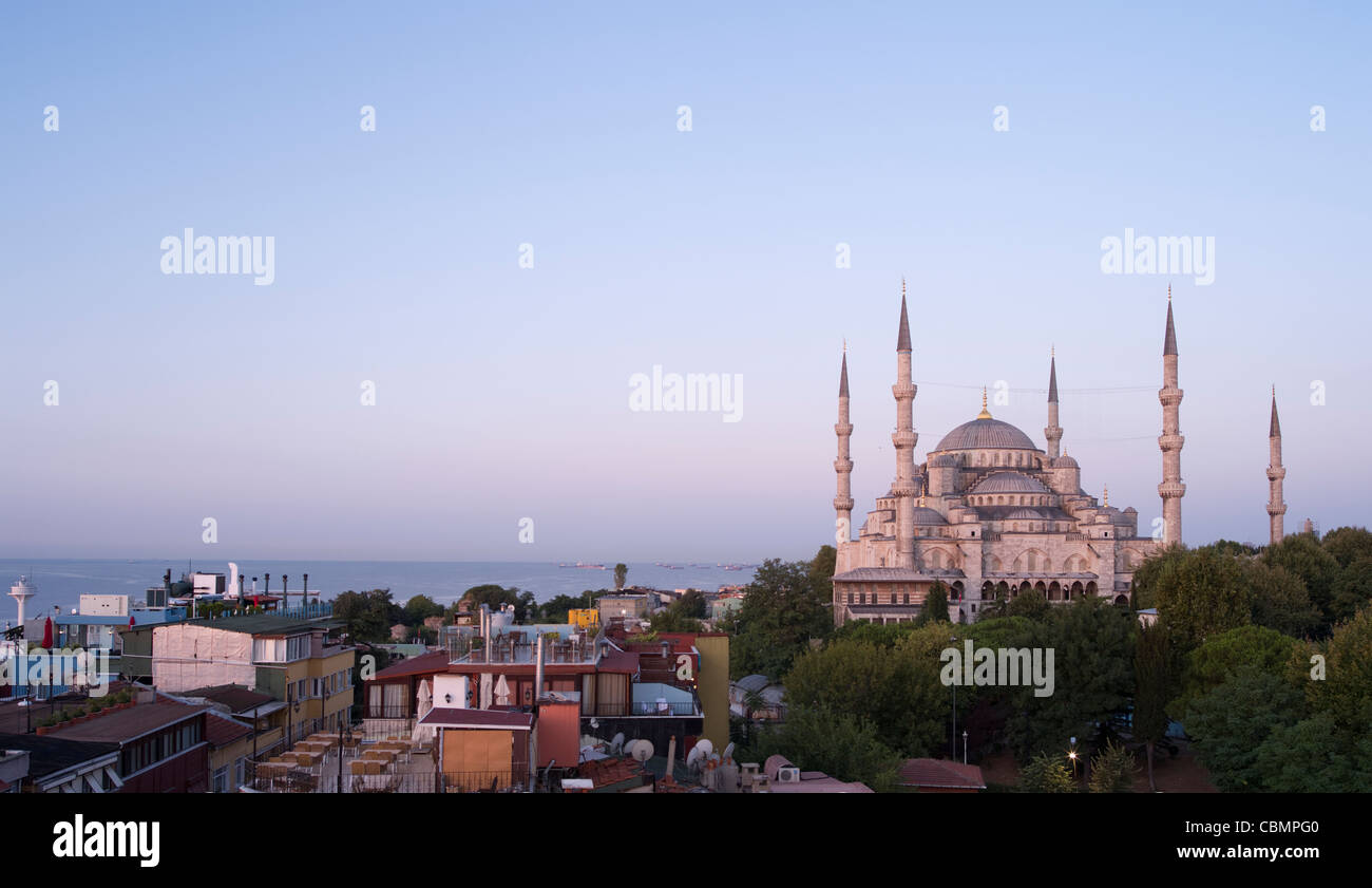 Mosquée Sultan Ahmed, Blue Mosque, Istanbul Banque D'Images