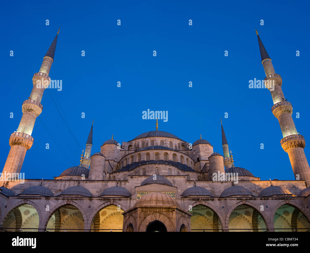 Mosquée Sultan Ahmed, Blue Mosque, Istanbul Banque D'Images